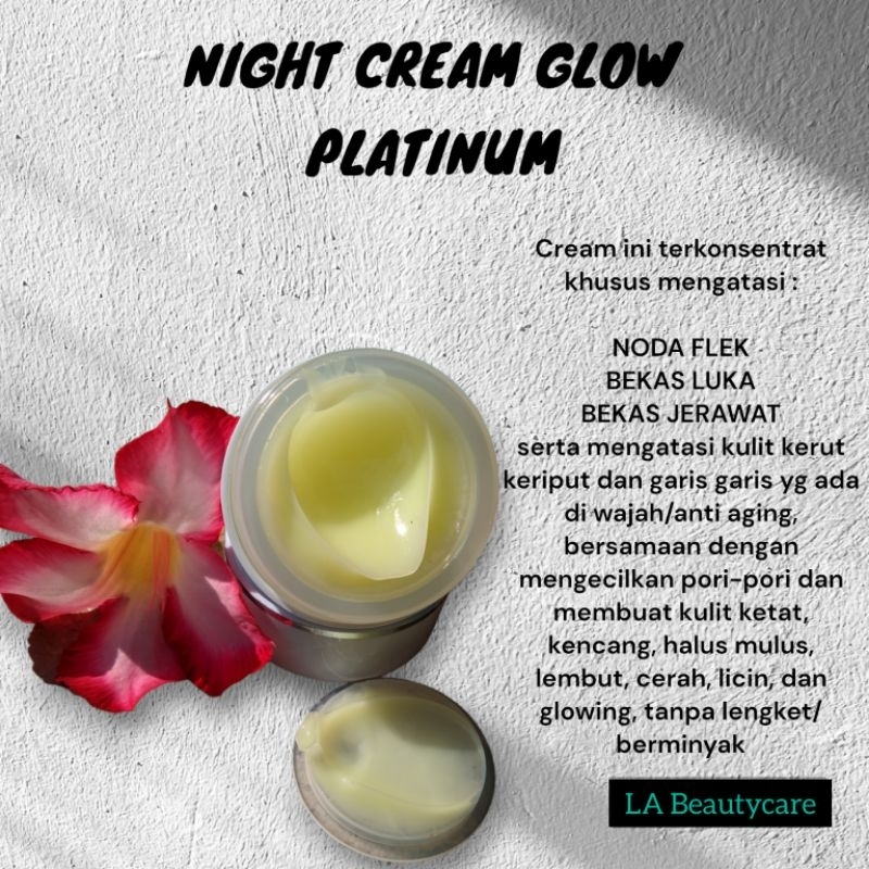 NIGHT CREAM GLOW PLATINUM