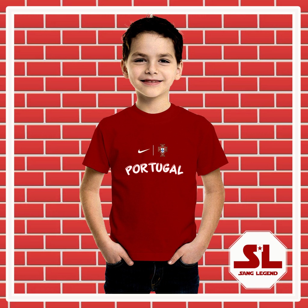 KAOS BAJU BOLA ANAK KIDS NEGARA PORTUGAL 007