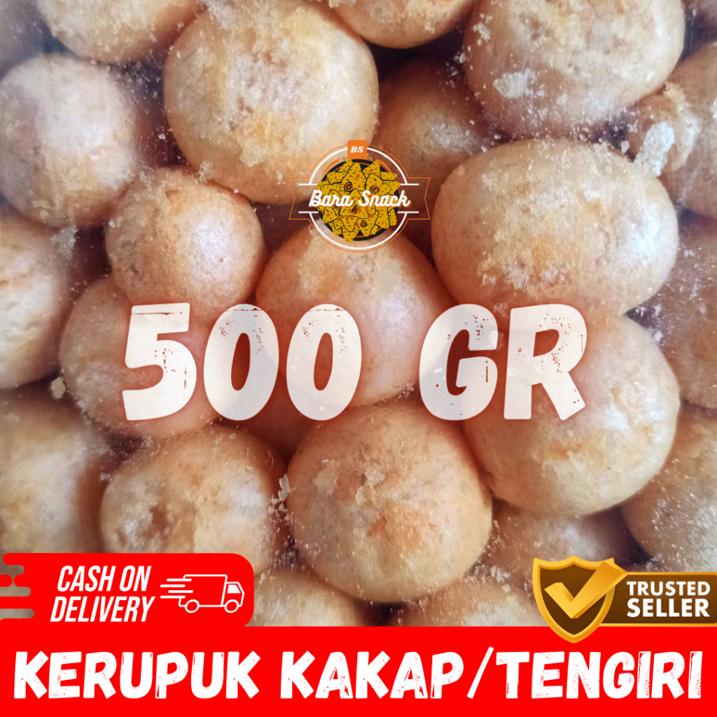 

[ 500gr ] Kerupuk Kakap Ikan Tengiri Bulat / Amplang Tengiri / Camilan Snack Kiloan Murah -B