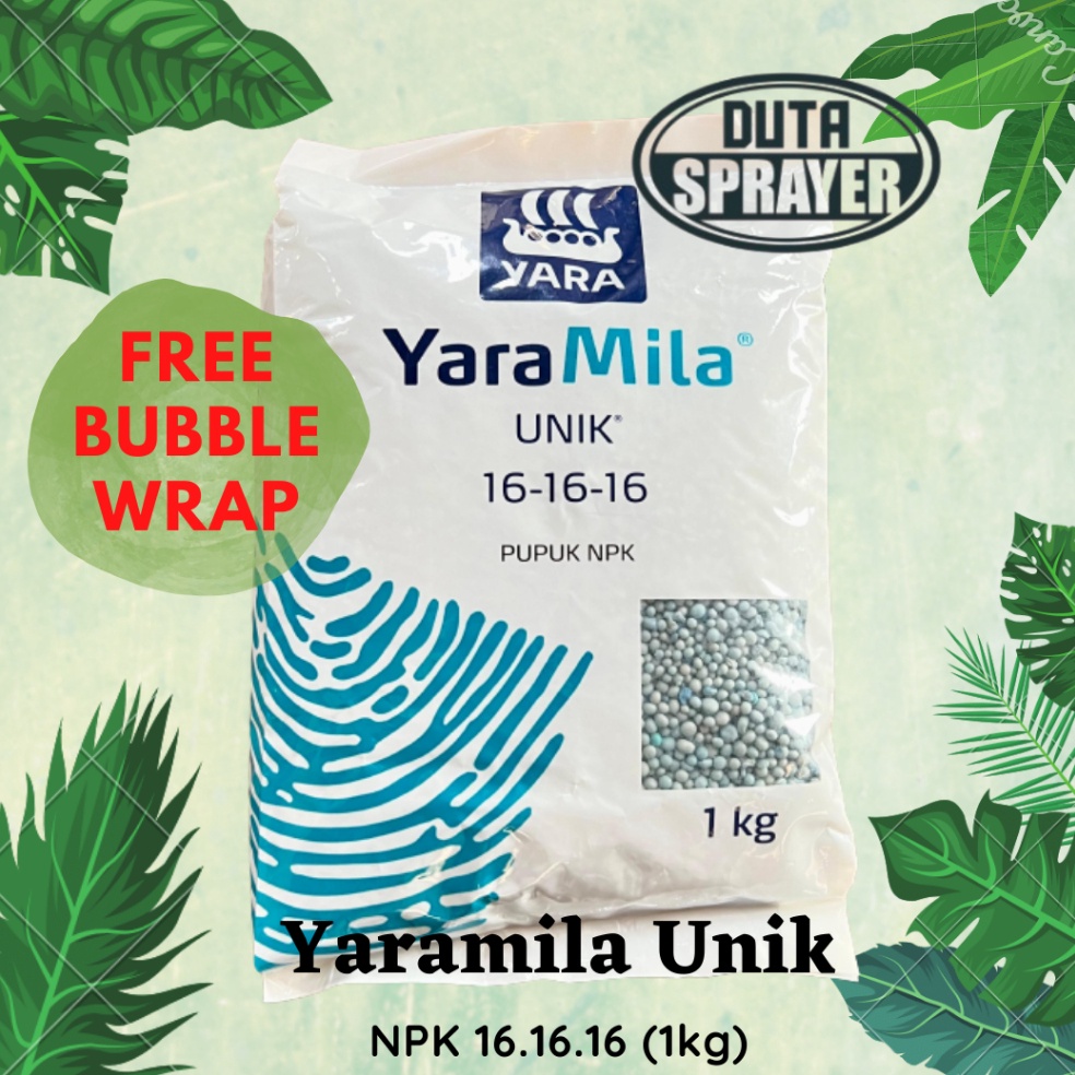 ORIGINAL Pupuk NPK MUTIARA 161616 1 kg Yara Mila 1kg kemasan ASLI