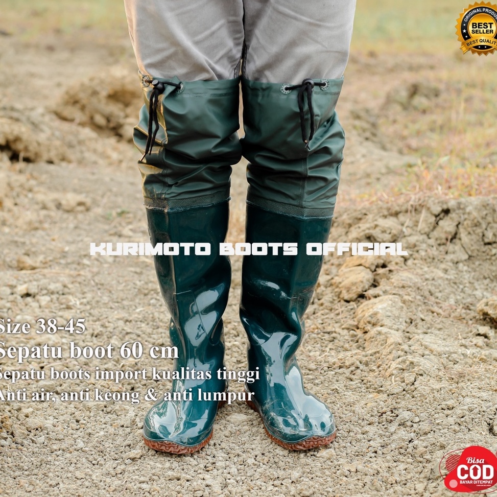 FREE ONGKIR SEPATU BOOT MANCING BERKEBUN
