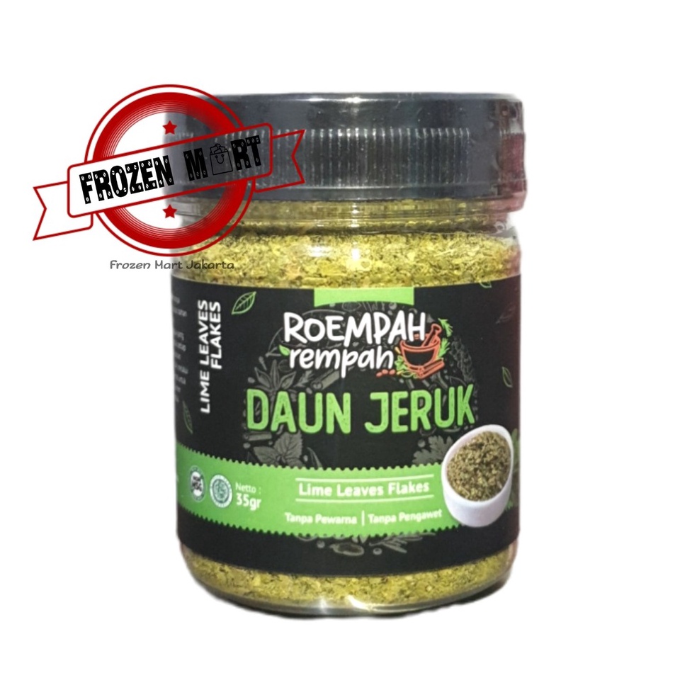 

GROSIR MURAH ROEMPAH REMPAH Daun Jeruk Cincang Kasar Lime Leaves 35Gr