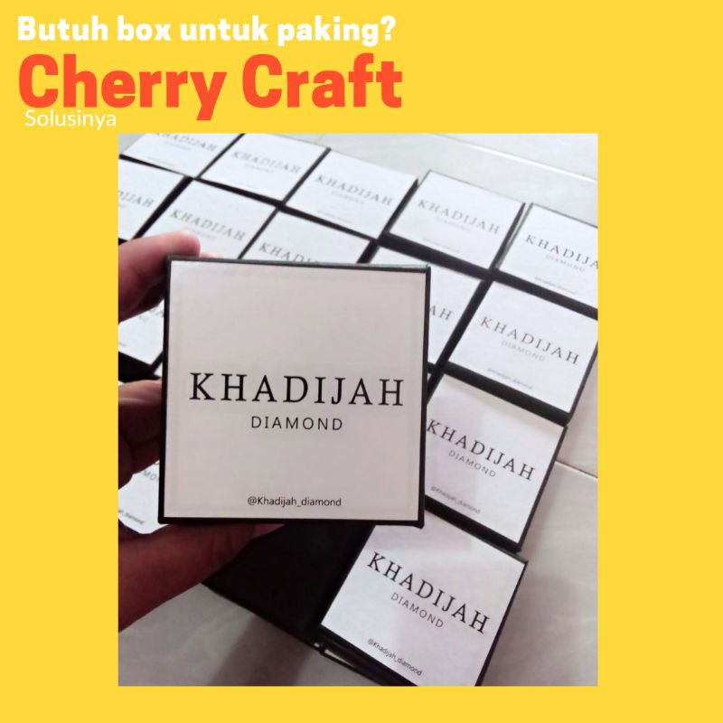 

Bix 7x7x2 cm untuk gelang sovenir