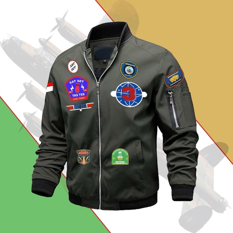 TERBARU JACKET VIRAL GANJAR MAHFUD TOP GUN TERBARU jacket pria wanita casual