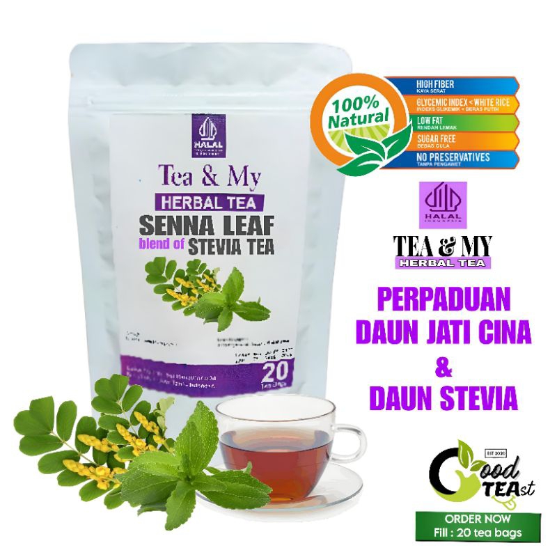 

Senna leaf & stevia tea
