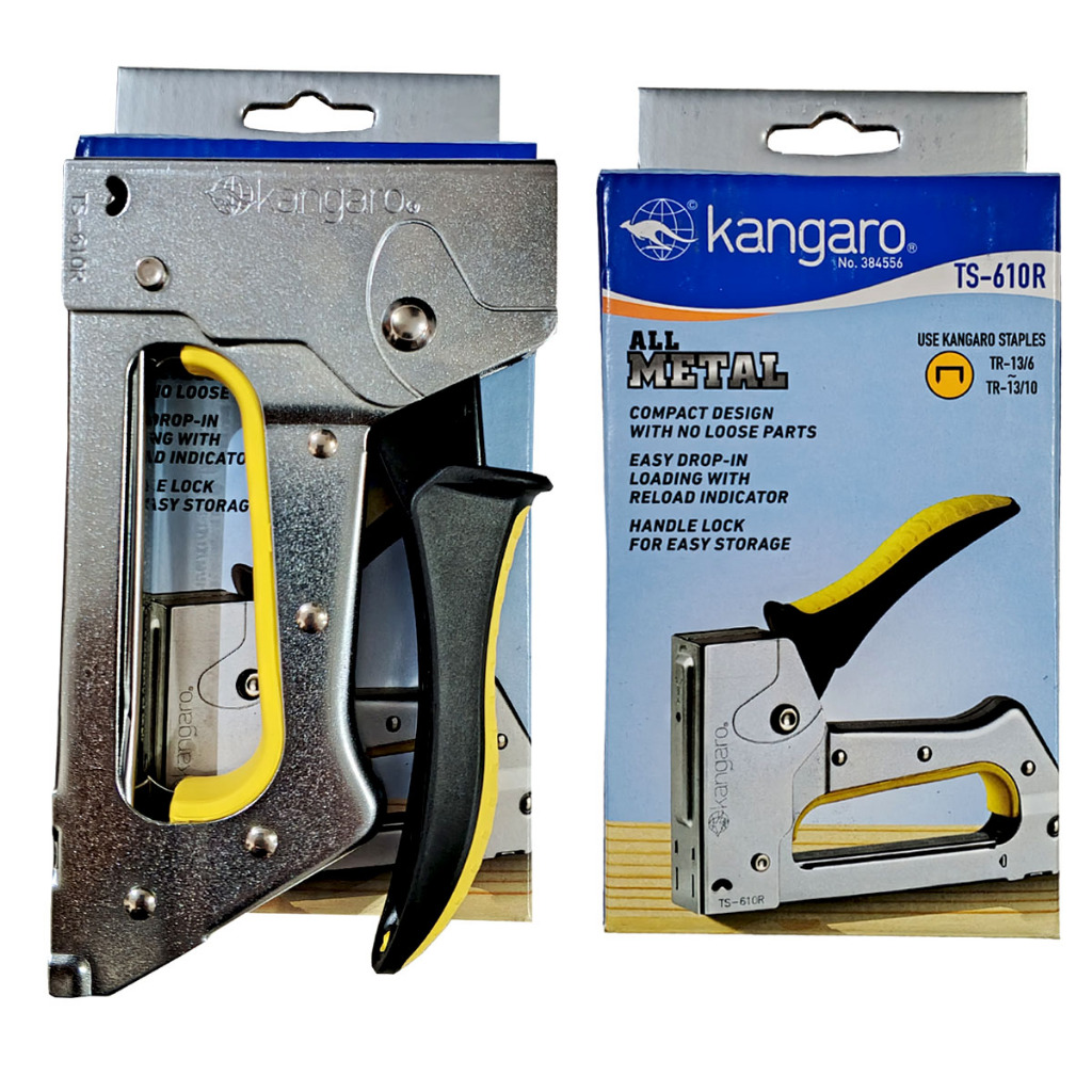 

Kangaro Stapler TS-610R Staples Tembak KANGARO TS-610R Steples Kangaro TS610R ASLI