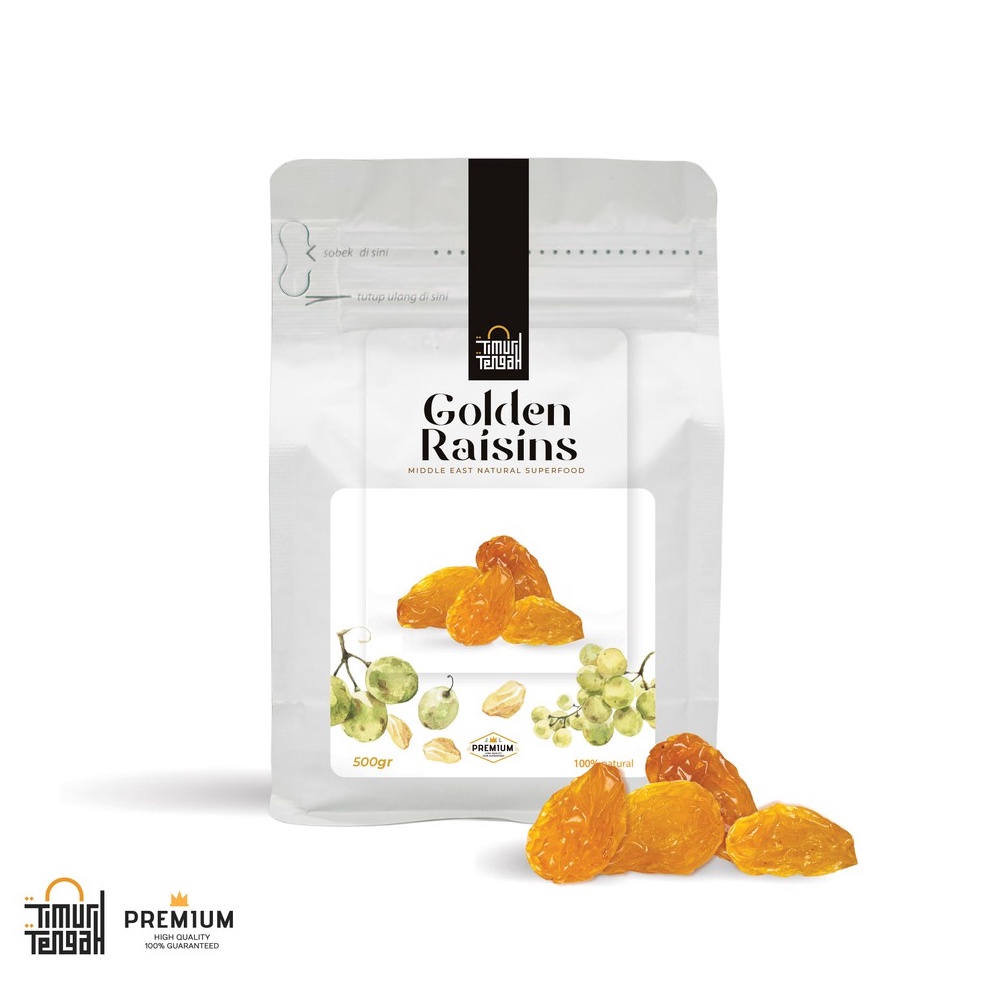 

GROSIR Timur Tengah Kismis Golden Raisins 5 gr Premium Original High Quality