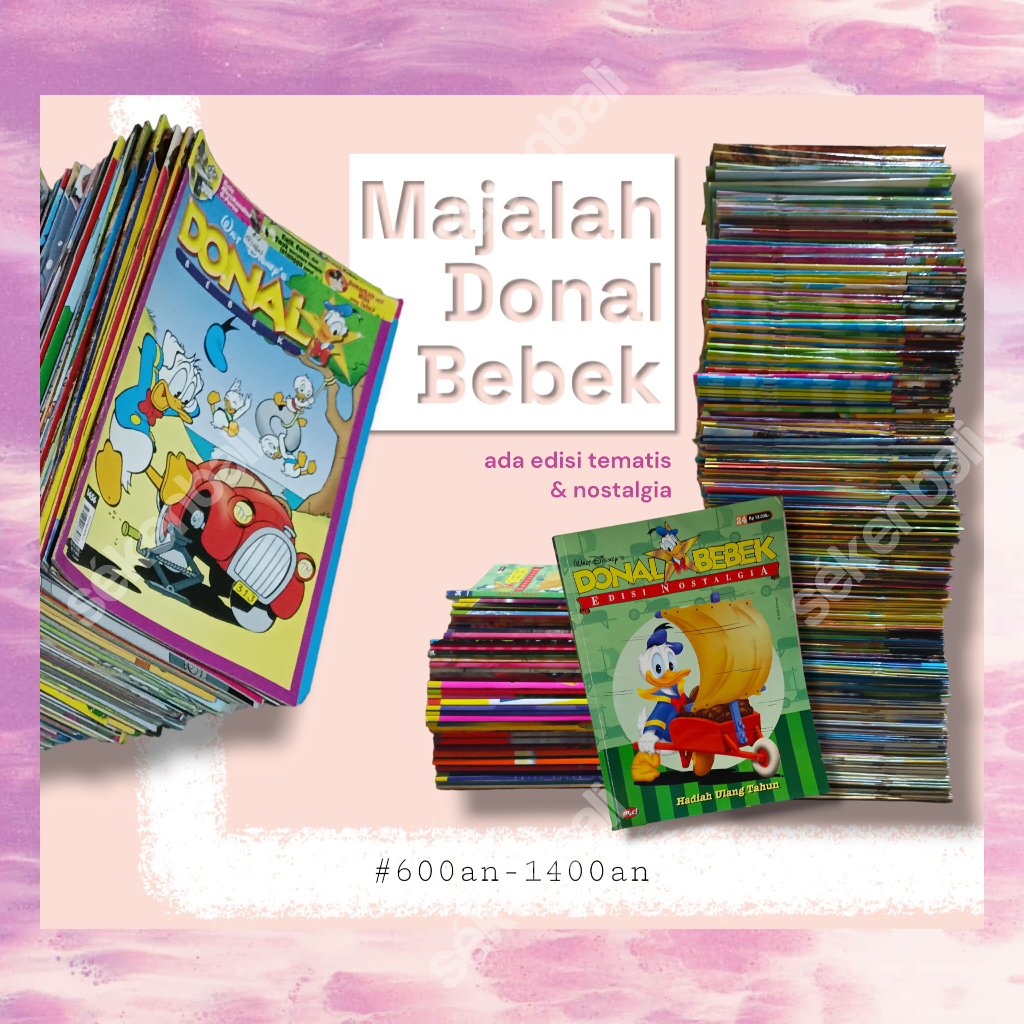 Majalah Anak Donal Bebek Lawas #600-1400, Edisi Nostalgia, Edisi Tematis Generasi 90an