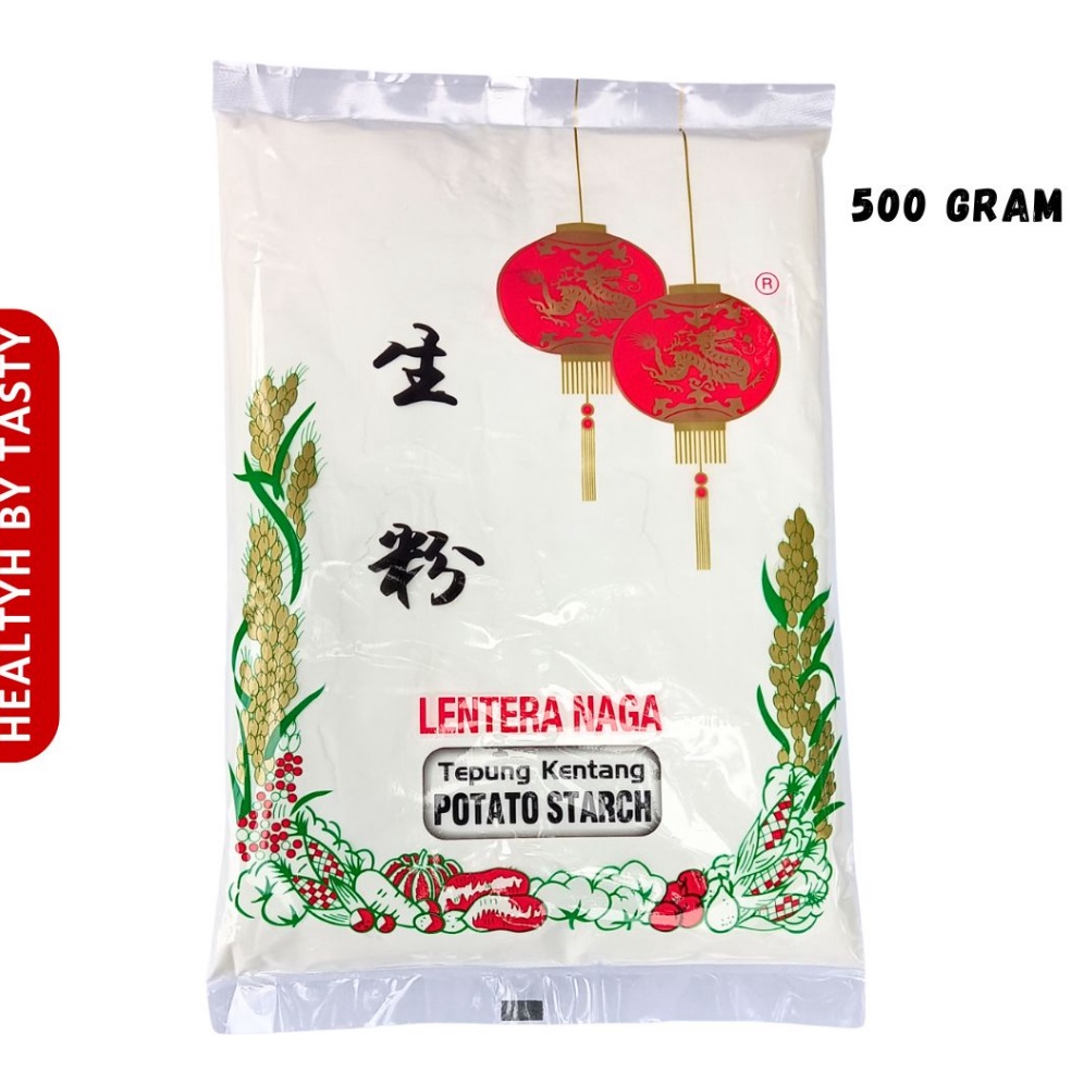 

Cuci gudang Tepung Kentang Potato Starch Lentera Naga Sang Fen 5 gr