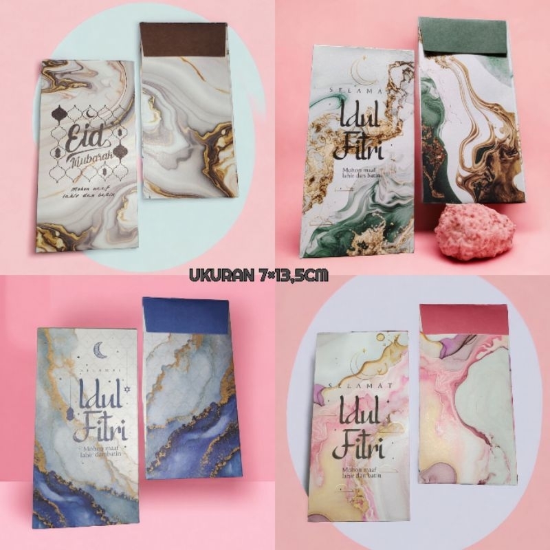 

READY AMPLOP IDUL FITRI AESTHETIC COLOUR INK PREMIUM ISI (10LEMBAR)