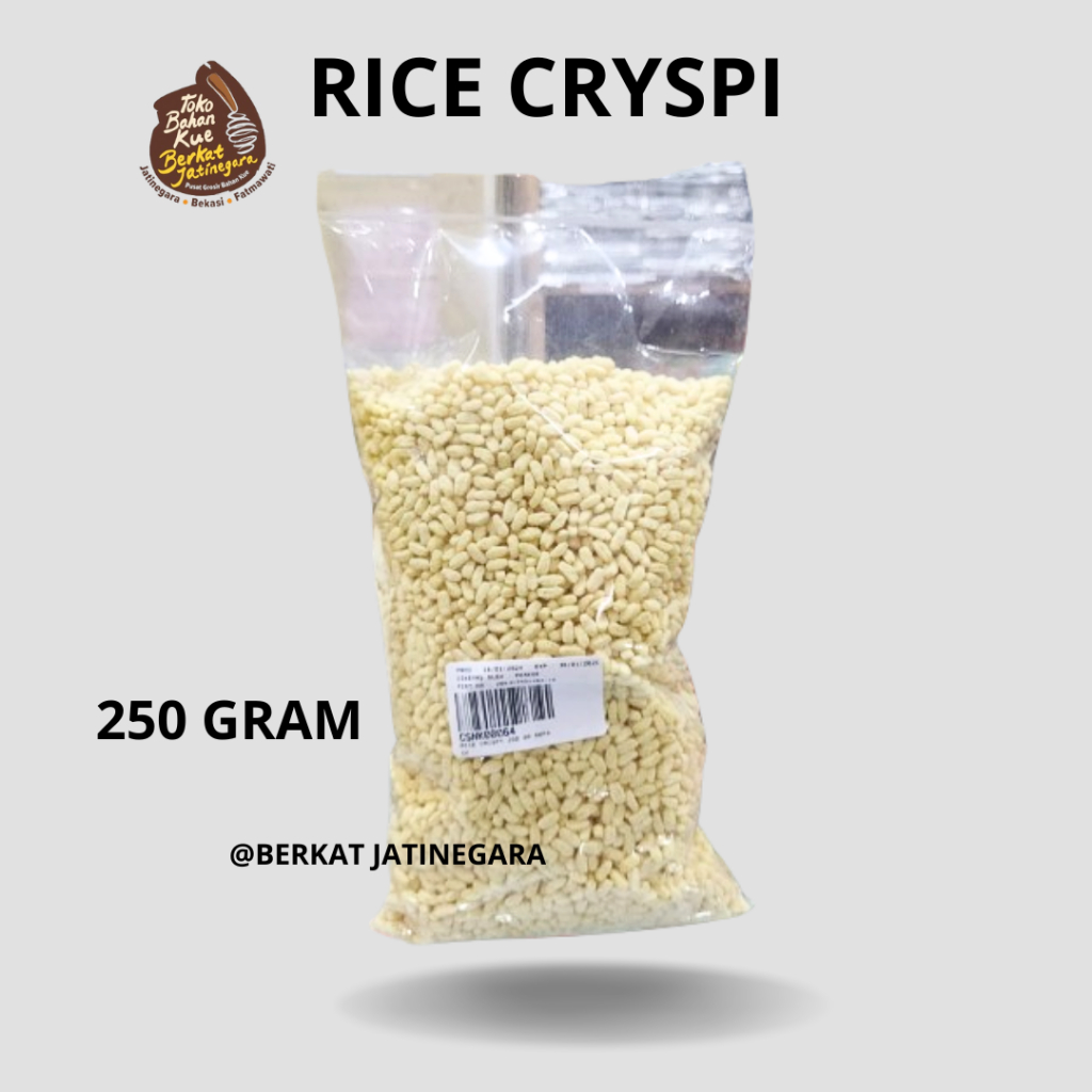 

RICE CRISPY REPACK / RICE PUFF / KEMASAN / RICE CRISPY WHITE 250 GR