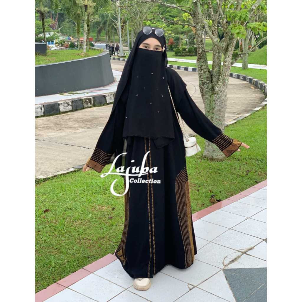 Gamis terbaru Abaya Permata Asyifa dan kekinian - abaya arab Saudi - jubah jumbo - busana muslimah -
