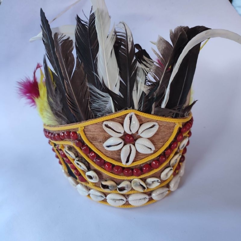 Topi Mahkota Adat Pria Wanita Khas Papua