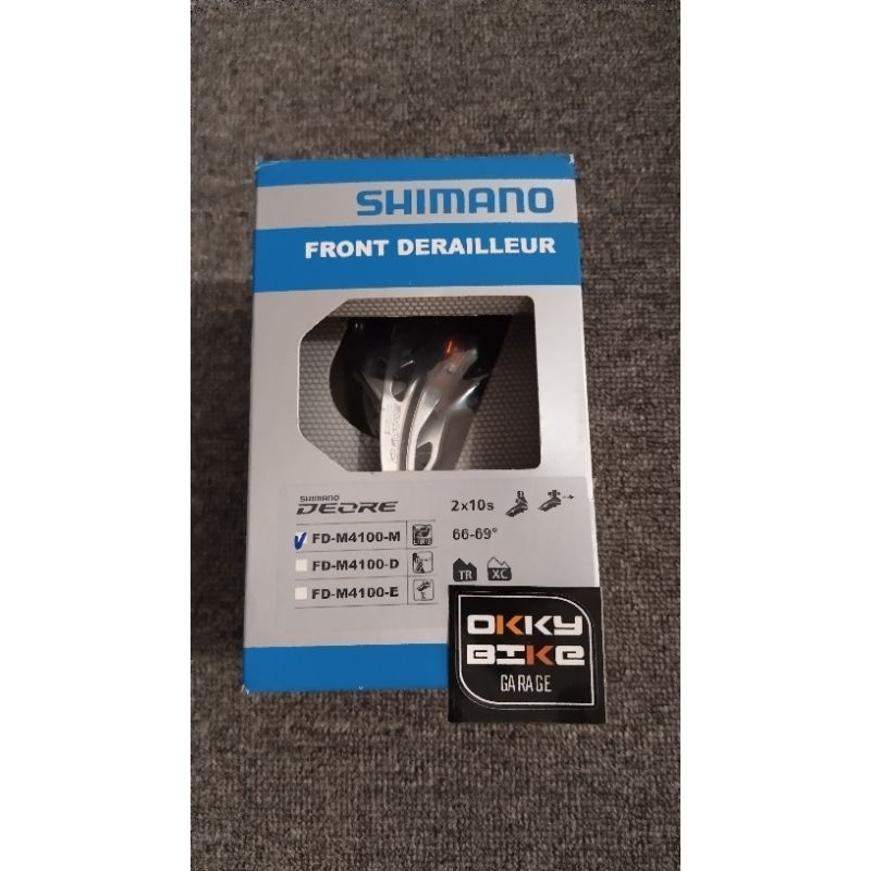 FD Shimano Deore 2 Speed FD-M4100-M Side Swing Clamp Band Mount
