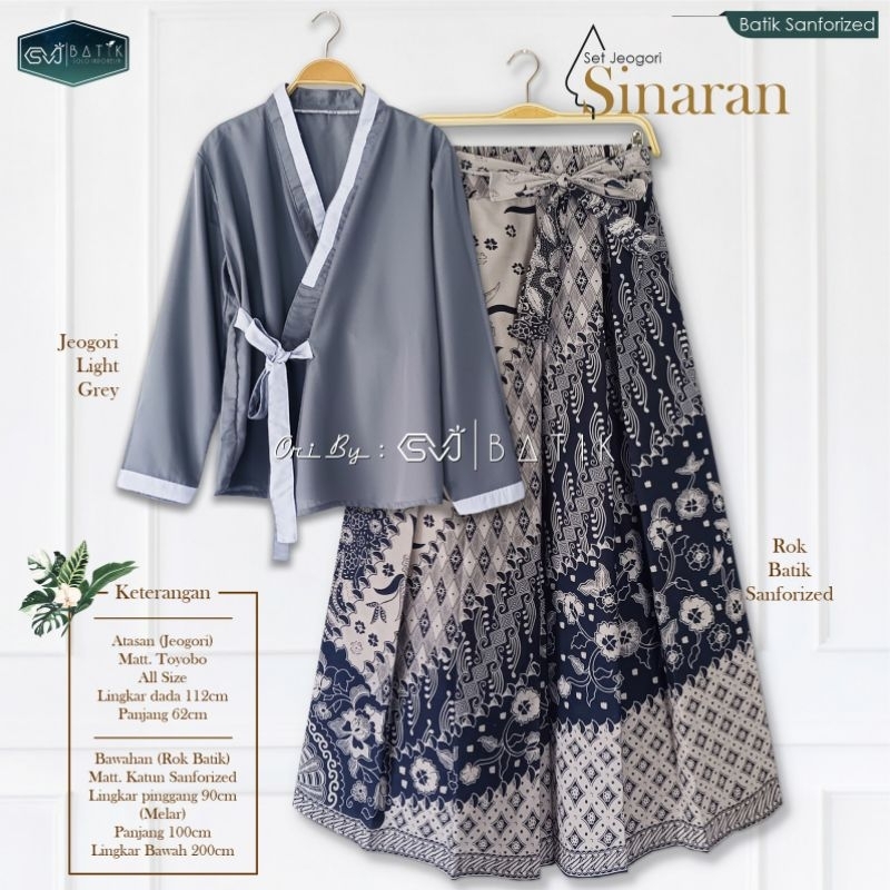 SET BATIK WANITA HANBOOK JEOGORI TRADISIONAL KOREA KOMBINASI ROK MODEL TERBARU BATIK REMAJA DEWASA M