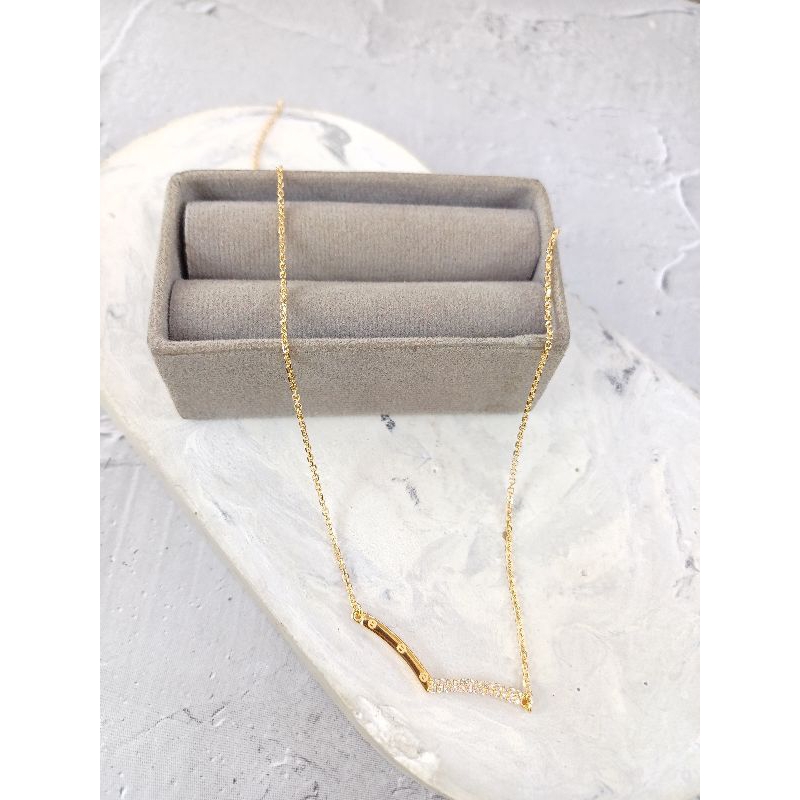 Kalung fuji aurel X CTR, Emas Asli 16K