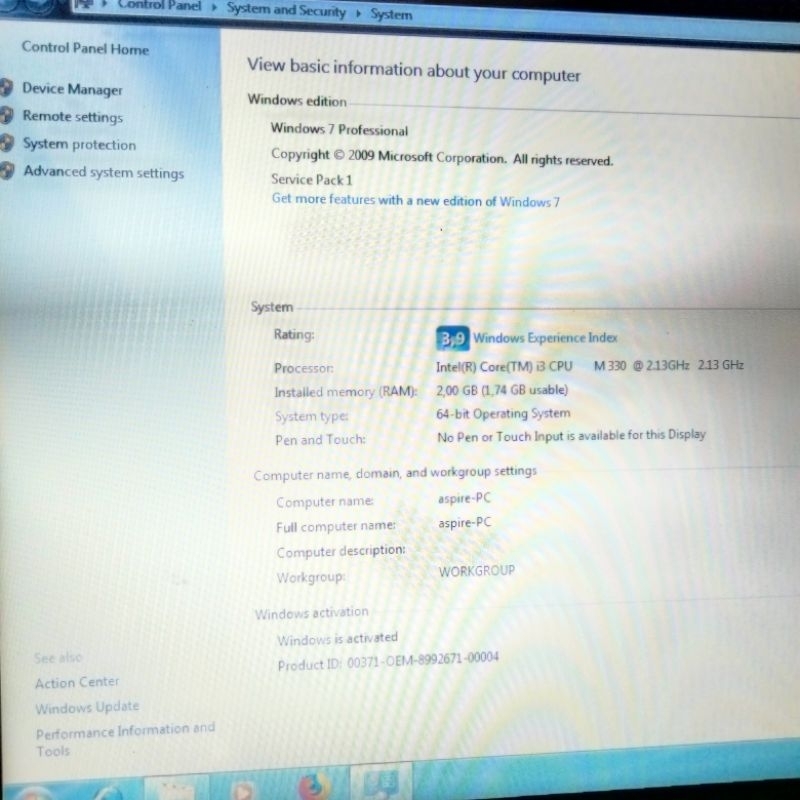 motherboard mainboard mobo mesin Normal Laptop Acer aspire 4740 series
