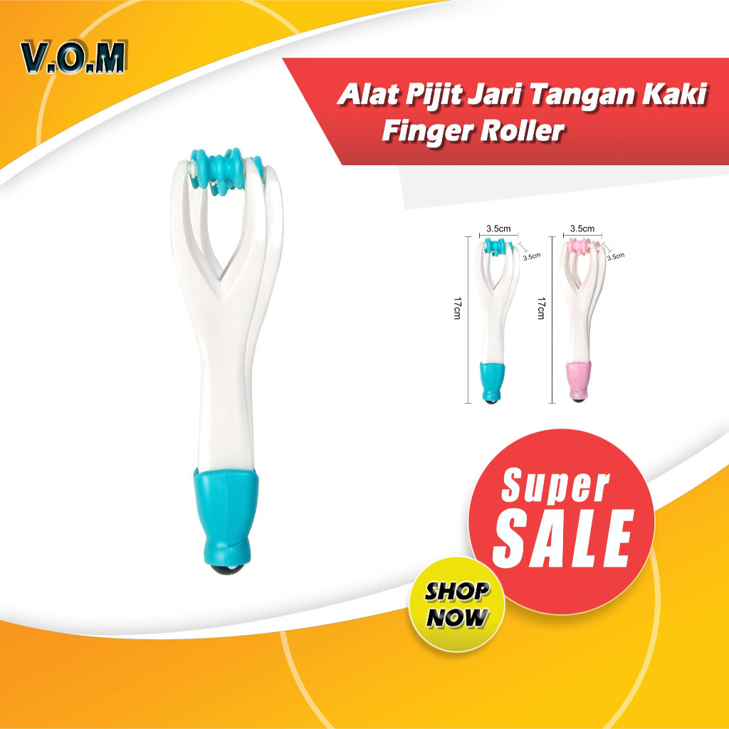 Alat Pijit Jari Tangan Kaki Finger Roller Pijat Terapi Asam Urat A059