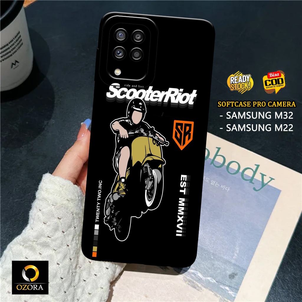 OZORA - Case SAMSUNG M32 / M22 Terbaru Fashion Case VESPA Casing SAMSUNG M32 / M22 Aksesoris Handpho