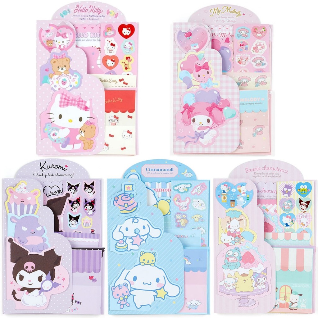 

Surat Menyurat Terbuka Karakter Kartun Sanrio Pochacho Cinnamoroll My Melody Hello Kitty Alat Tulis Perlengkapan Sekolah Kado Gift Hadiah