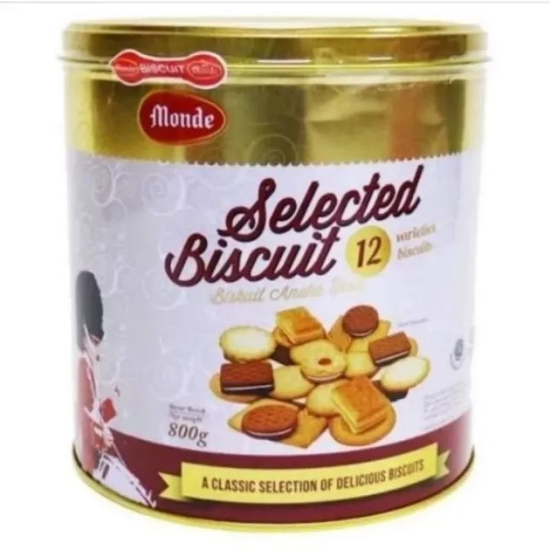 

monde selected biscuit kaleng gold