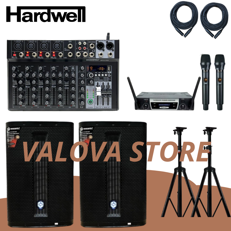 Paket 9 soundsystem outdoor HARDWELL Ultra 15 PRO + HARDWELL MPX 6