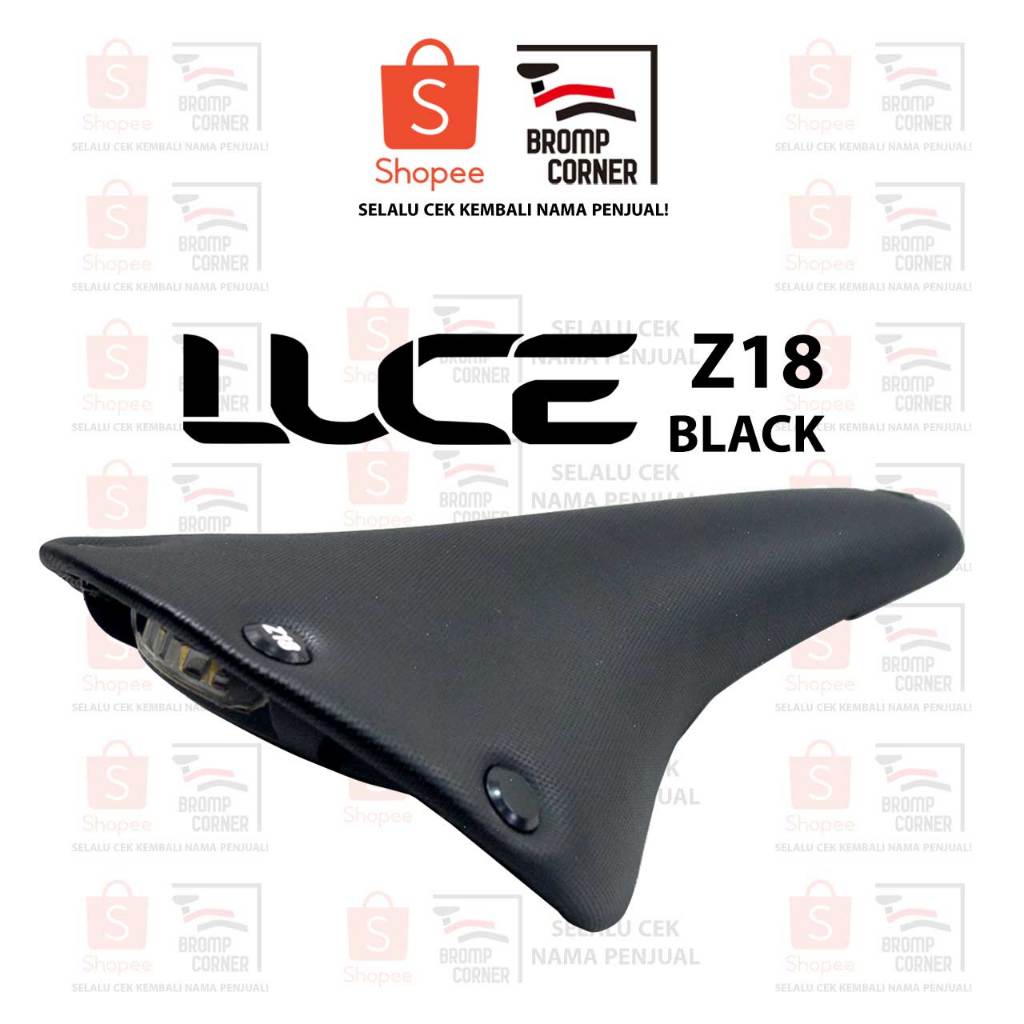 LUCE SADDLE Z18 BLACK - SADEL SEPEDA