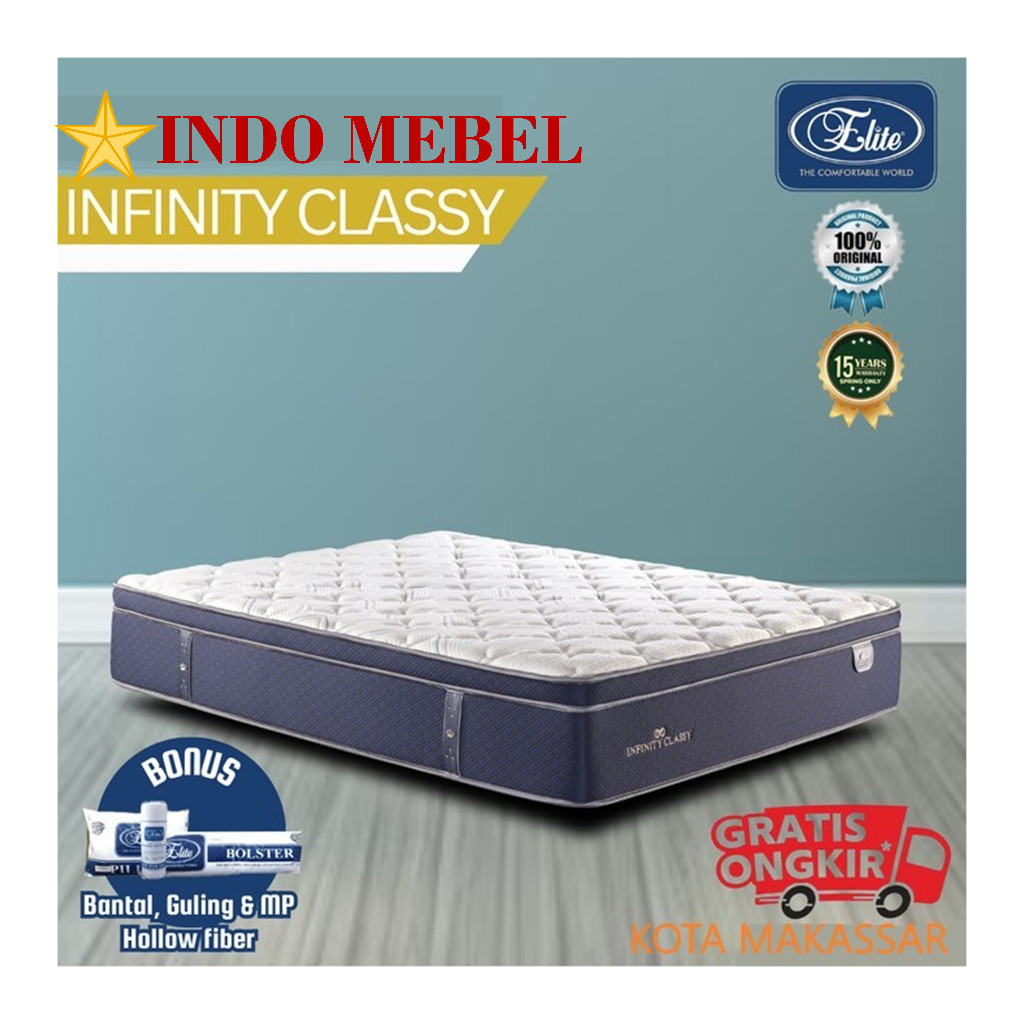 Kasur Infinity Classy Elite Latex Springbed (Matras Only) READY MAKASSAR PROMO MURAH