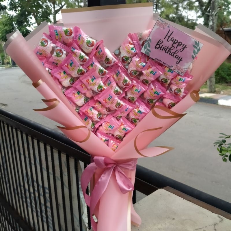 READY INSTAN buket yupi mini/jumbo