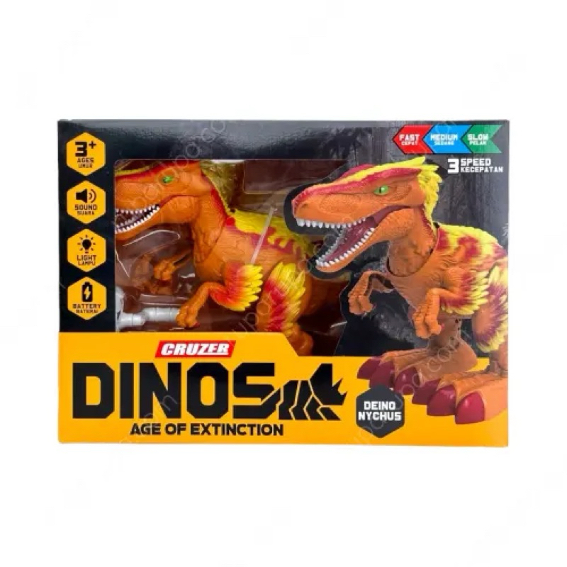 CRUZER DINOS ATTACK DEINONICHUS ROBOT DINO