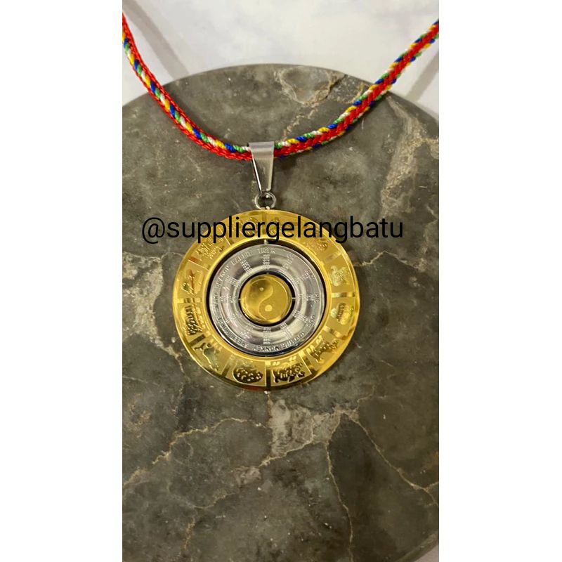 Kalung Ying & Yang Titanium Asli (Anti Karat Anti Luntur) Shine Bright Like a Diamond