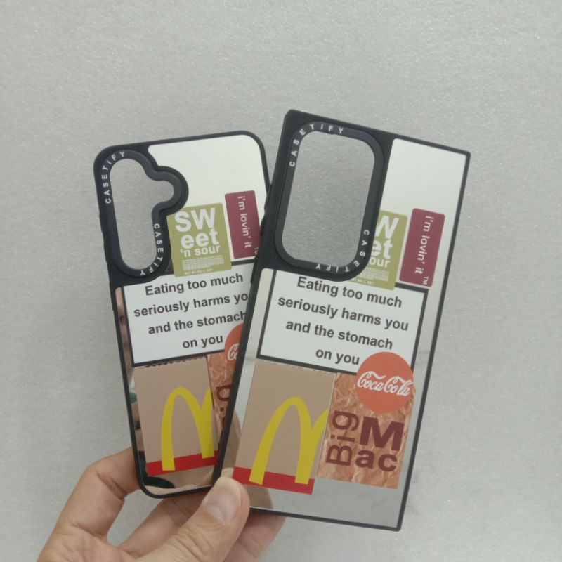 CASETIFY PREMIUM SAMSUNG S22 S23 S24 PLUS ULTRA S21FE S23FE A54 Mac burger ( READY STOCK)