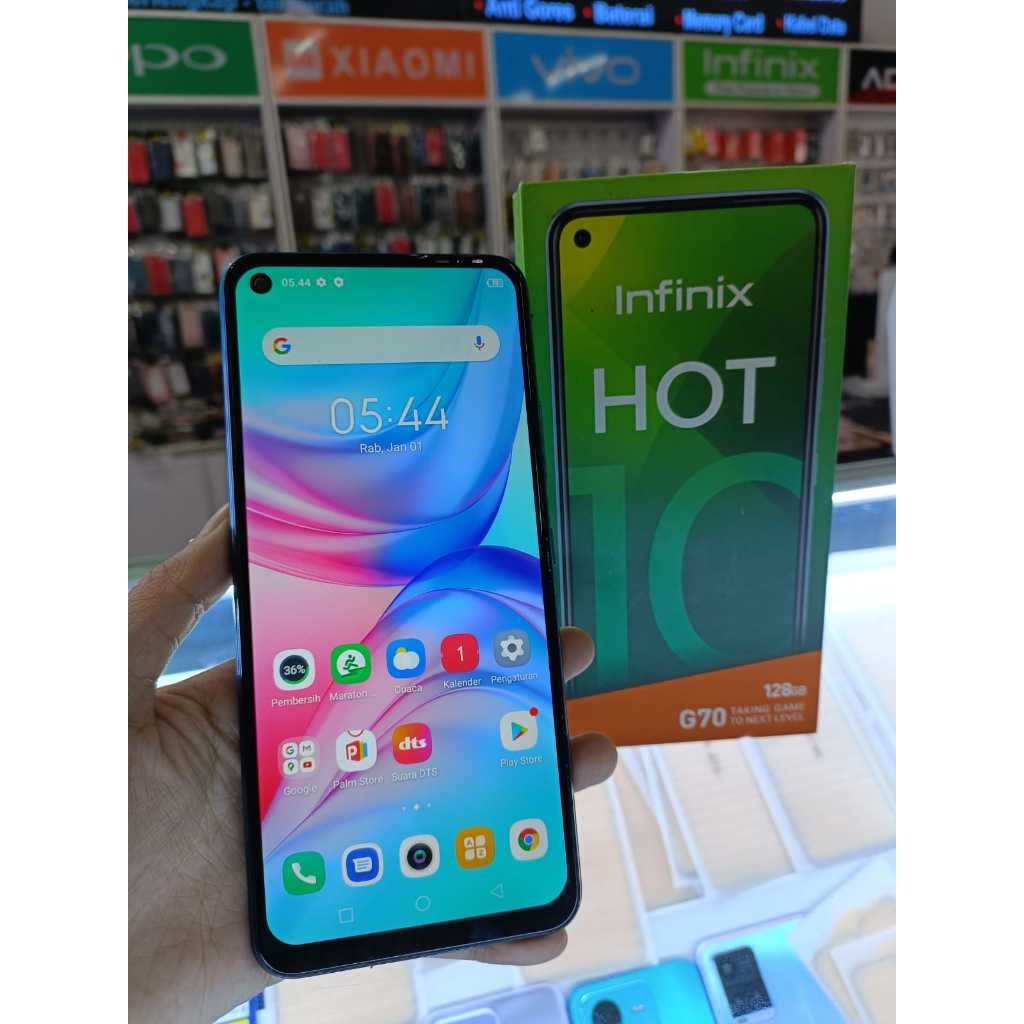INFINIX HOT 10 HOT10 4/128GB 4 128 SECOND SEKEN BEKAS RAM 4 ROM 128