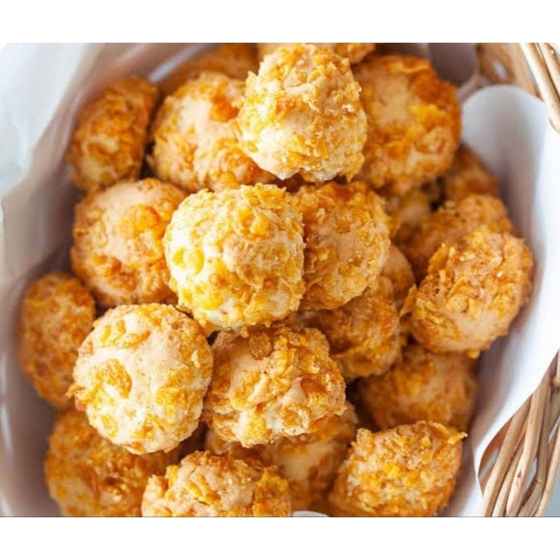 

Kue Kering Lebaran Cornflakes Crispy / Kue Sereal Jagung - cemilan gurih - kueh lebaran - jajanan lebaran - kue premium