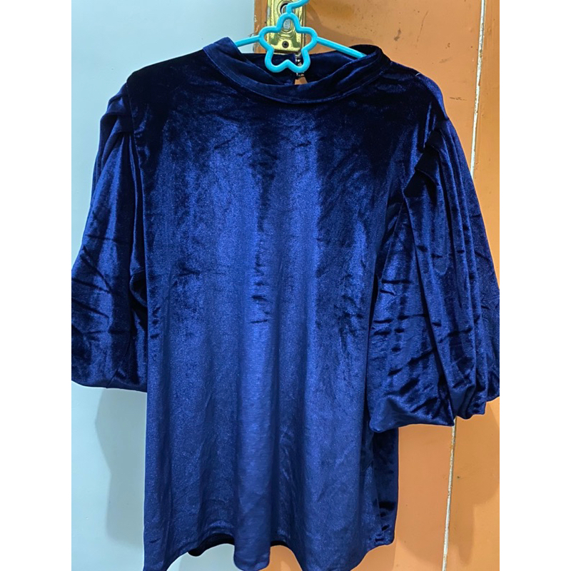 Atasan Wanita Velvet/ Bludru