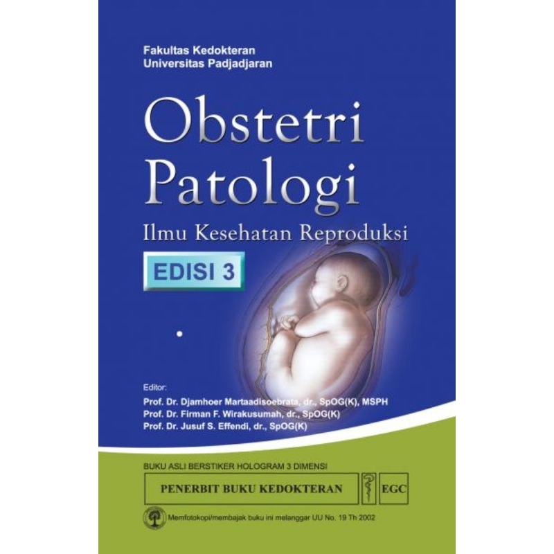 OBSTETRI PATOLOGI ILMU KESEHATAN REPRODUKSI EDISI 3