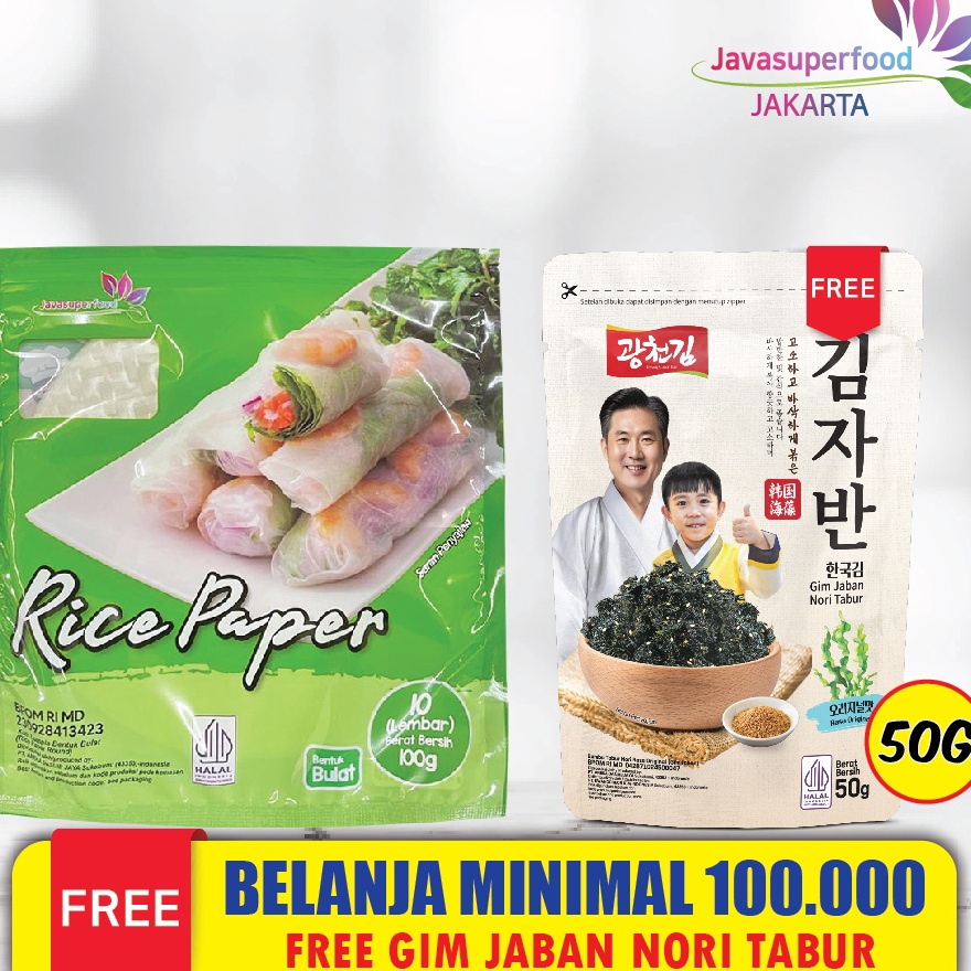 

KODE 77 BELI 3 GRATIS 1 Rice Paper Banh Trang High Quality Rice Paper Kulit Lumpia Vietnam Rice Paper rice roll spring roll 5g