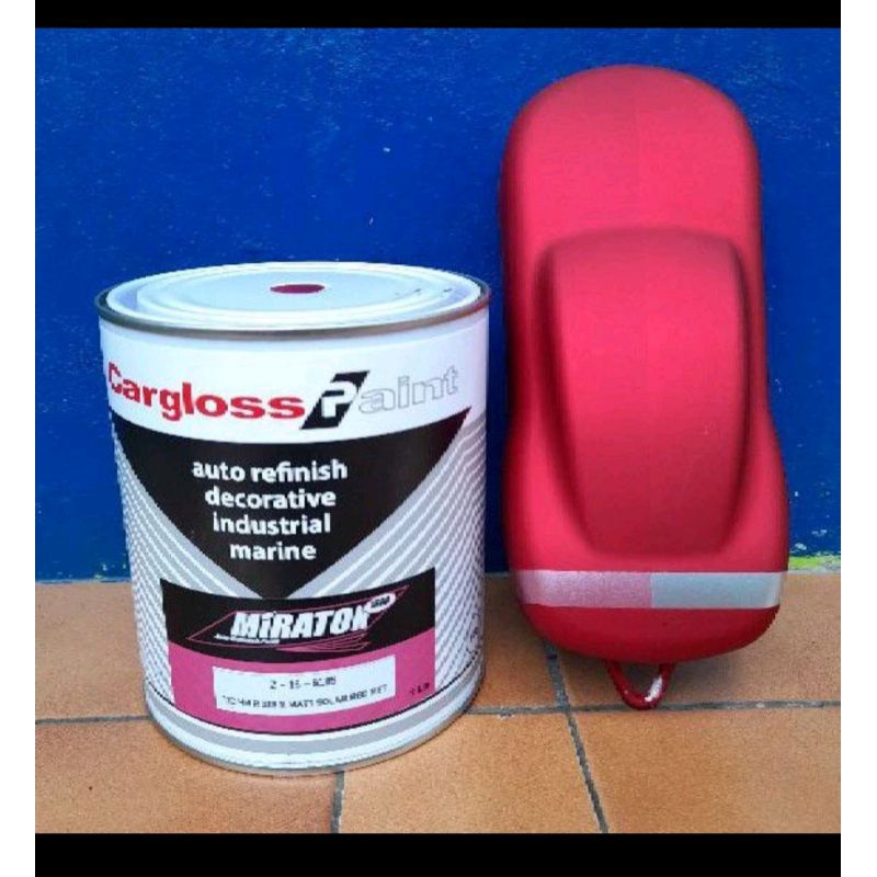 Cat Cargloss Miraton 6195 T/C Matt Solar Red / Merah Doff Honda PCX 200ml