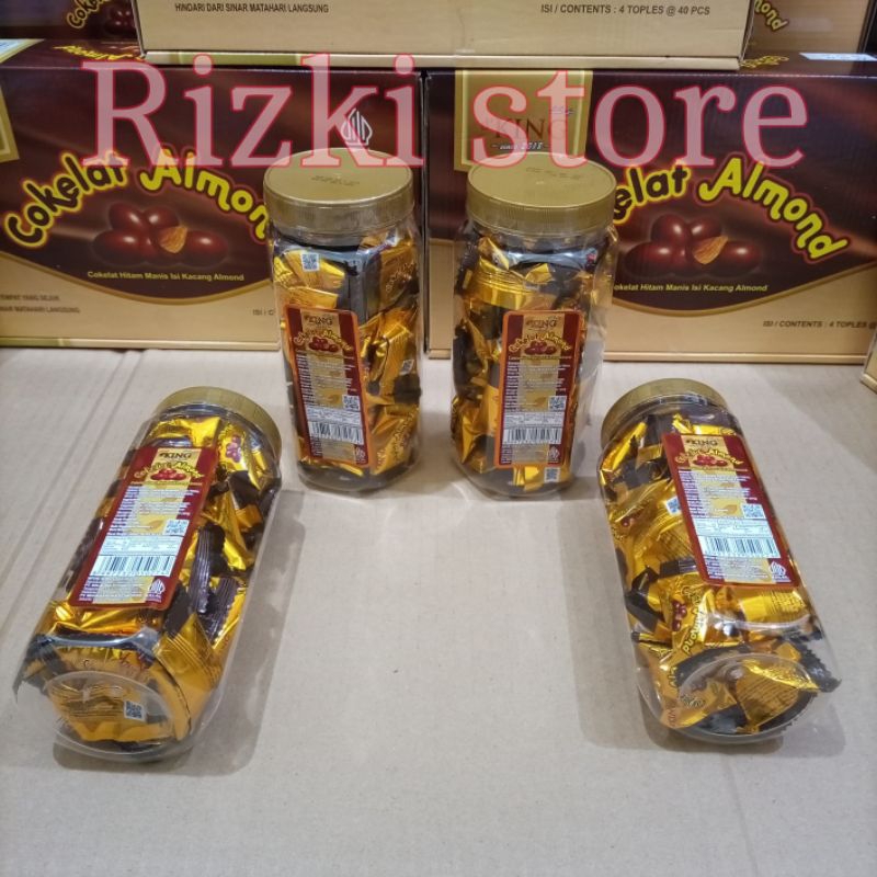 

4 Toples Coklat Almond d'KING Coklat kacang
