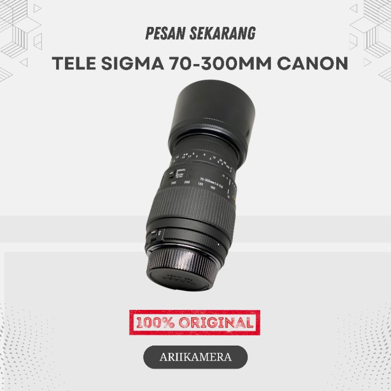 LENSA SIGMA 70-300MM  FOR CANON HARGA MURAH