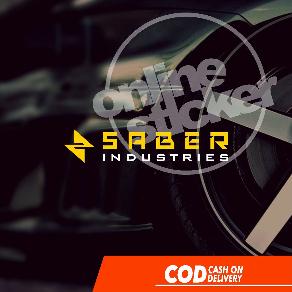 Stiker Saber Industries | cutting stiker
