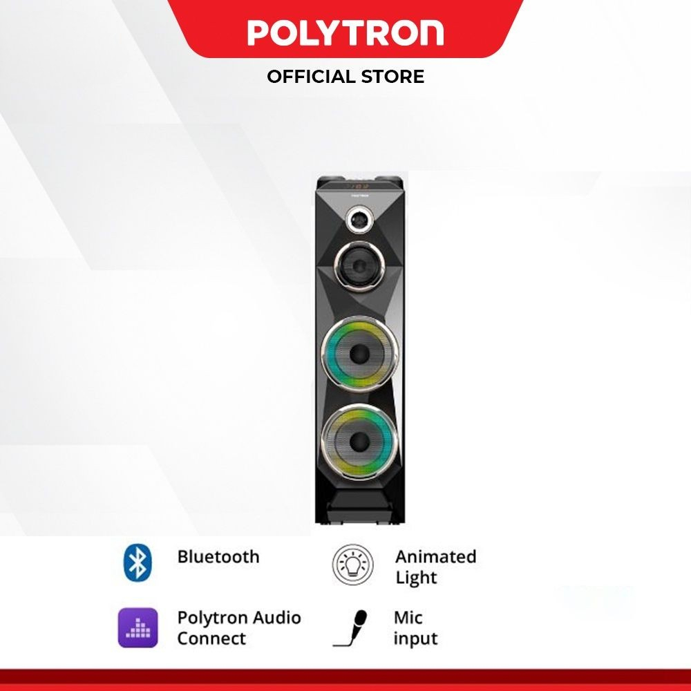 POLYTRON Speaker Active Bluetooth 8 Inchi Single Speaker PAS-8SCA22 Original