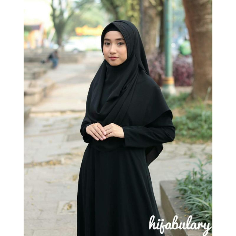 PASMINA INSTAN KHANSA PAD HITAM