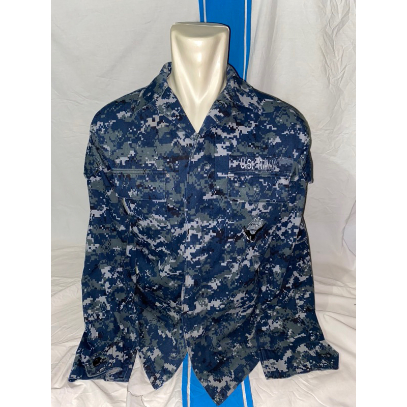 Kemeja BDU PDL Loreng digital US Navy Angkatan Laut Amerika (7)