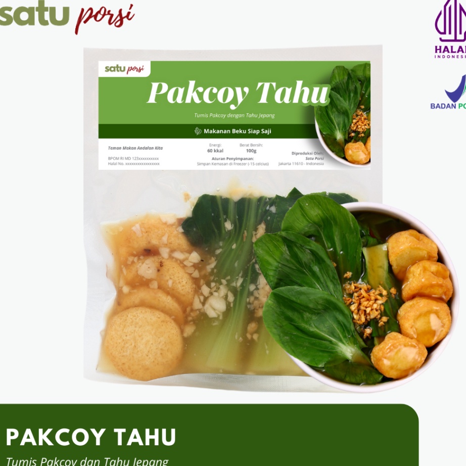 

Terlaris Satu Porsi Pakcoy Tahu