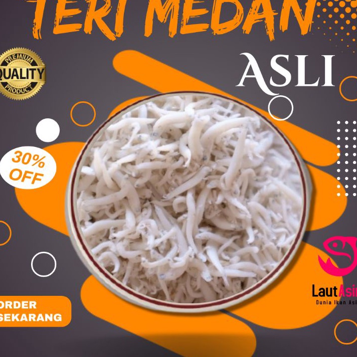 

D2289 Ikan Teri Medan Asli Kualitas Super Premium