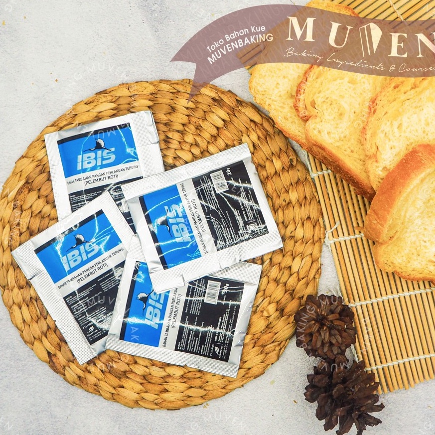

GROSIR MURAH PELEMBUT ROTI IBIS BLUE 4 x 2 Gr ADONAN BAHAN ROTI SOFTENER