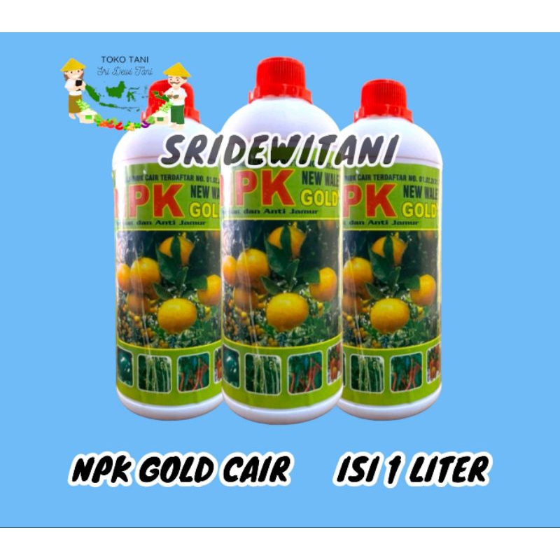 PUPUK NPK GOLD CAIR 1 LITER NUCINDO