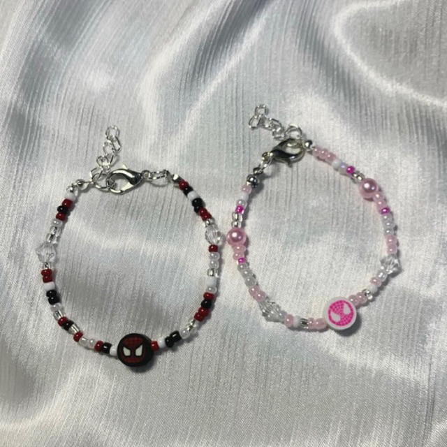 gelang couple spiderman miles morales and gwen stacy special editions | gelang couple miles morales 