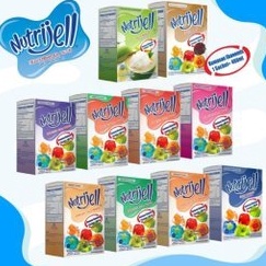 

PAKET LENGKAP Agar Nutrijell 1 dus kecil isi 12 pcs x 1 gram aneka rasa 12 pcs x 5 gram aneka rasa